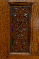 Shapland and Petter. A quality Glasgow style Arts and Crafts oak Hall cupboard - Thumbnail 31
