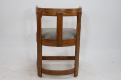 A Pair of Scottish School Armchairs of Barrell Form - Thumbnail 9