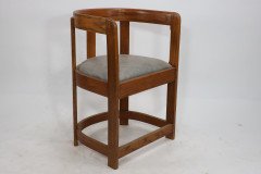 A Pair of Scottish School Armchairs of Barrell Form - Thumbnail 11