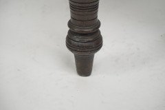 A Pair of Substantial Gothic Revival Oak Hall Chairs with Period Tiles - Thumbnail 16