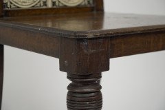 A Pair of Substantial Gothic Revival Oak Hall Chairs with Period Tiles - Thumbnail 18