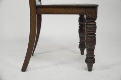 A Pair of Substantial Gothic Revival Oak Hall Chairs with Period Tiles - Thumbnail 19
