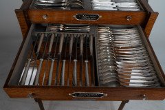 WMF an Art Nouveau Silver Plated 123 Piece Cutlery Service for 12 Places - Thumbnail 30