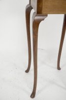 W J Neatby a Pair of Arts & Crafts Mahogany Side Tables with Inlaid Floral Tops - Thumbnail 12