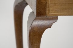 W J Neatby a Pair of Arts & Crafts Mahogany Side Tables with Inlaid Floral Tops - Thumbnail 20
