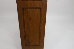 Wylie and Lochhead (attributed). an Arts & Crafts Oak Bookcase with Ying- Yang Detail to the Top & Adjustable Shelves - Thumbnail 9