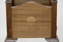W J Neatby a Pair of Arts & Crafts Mahogany Side Tables with Inlaid Floral Tops - Thumbnail 21