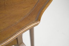 W J Neatby a Pair of Arts & Crafts Mahogany Side Tables with Inlaid Floral Tops - Thumbnail 24