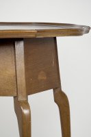 W J Neatby a Pair of Arts & Crafts Mahogany Side Tables with Inlaid Floral Tops - Thumbnail 29