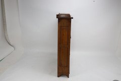 Wylie and Lochhead (attributed). an Arts & Crafts Oak Bookcase with Ying- Yang Detail to the Top & Adjustable Shelves - Thumbnail 7