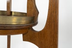 Gustave Serrurier- Bovy Style, an Oak Secessionist Side Table with Octagonal Top - Thumbnail 11