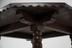 James Plucknett Attributed Probably for Collier and Plucknett. a Fine Aesthetic Movement Walnut Two-tier Side Table - Thumbnail 14