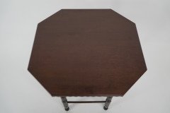 James Plucknett Attributed Probably for Collier and Plucknett. a Fine Aesthetic Movement Walnut Two-tier Side Table - Thumbnail 17