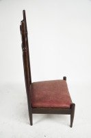 E. W. Godwin Style Of, an Aesthetic Movement Oak High Back Low Seat Chair - Thumbnail 6