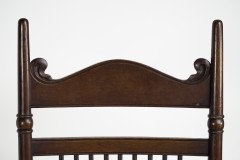 E. W. Godwin Style Of, an Aesthetic Movement Oak High Back Low Seat Chair - Thumbnail 8