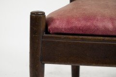 E. W. Godwin Style Of, an Aesthetic Movement Oak High Back Low Seat Chair - Thumbnail 9
