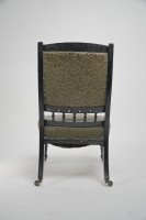 Bruce Talbert for Gillow & Co, . Aesthetic Movement Ebonized Nursing Chair - Thumbnail 4