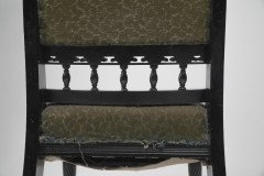 Bruce Talbert for Gillow & Co, . Aesthetic Movement Ebonized Nursing Chair - Thumbnail 5