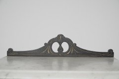 Heal & Son Aesthetic Movement Ebonized & Gilt Bedside Cupboard With Marble Top - Thumbnail 9