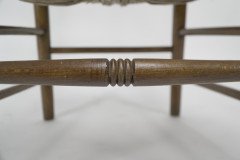 Liberty and Co. an Arts & Crafts High Back Ladder Back Rush Seat Armchair - Thumbnail 9