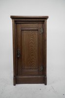 Lambs of Manchester. A Gothic Revival Bedside Cabinet with Carved Floral Details - Thumbnail 2