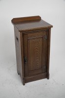 Lambs of Manchester. A Gothic Revival Bedside Cabinet with Carved Floral Details - Thumbnail 3