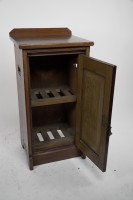Lambs of Manchester. A Gothic Revival Bedside Cabinet with Carved Floral Details - Thumbnail 5