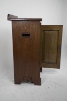 Lambs of Manchester. A Gothic Revival Bedside Cabinet with Carved Floral Details - Thumbnail 7