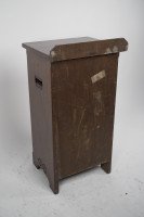 Lambs of Manchester. A Gothic Revival Bedside Cabinet with Carved Floral Details - Thumbnail 9