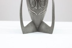 Archibald Knox Liberty & Co English Pewter 0226 an Embossed Pewter Rocket Vase - Thumbnail 14
