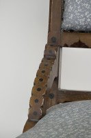 John Pollard Seddon, attributed. Probably for C. Seddon a Gothic Revival Nursing Chair - Thumbnail 8