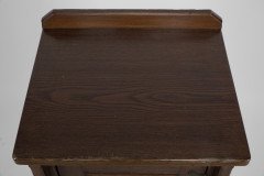 Lambs of Manchester. A Gothic Revival Bedside Cabinet with Carved Floral Details - Thumbnail 16