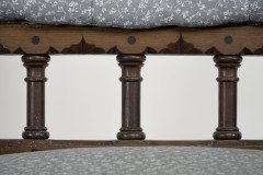John Pollard Seddon, attributed. Probably for C. Seddon a Gothic Revival Nursing Chair - Thumbnail 9