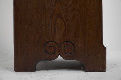Lambs of Manchester. A Gothic Revival Bedside Cabinet with Carved Floral Details - Thumbnail 21