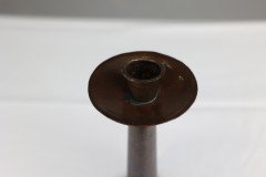 Richard Rathbone, Attr to C F A Voysey Arts & Crafts Copper & Enamel Candlestick - Thumbnail 8