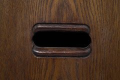 Lambs of Manchester. A Gothic Revival Bedside Cabinet with Carved Floral Details - Thumbnail 22
