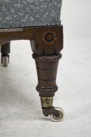 John Pollard Seddon, attributed. Probably for C. Seddon a Gothic Revival Nursing Chair - Thumbnail 14