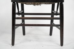 William Morris, an Arts and Crafts Ebonised Rush Seat Sussex Armchair - Thumbnail 16