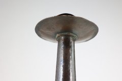Richard Rathbone, Attr to C F A Voysey Arts & Crafts Copper & Enamel Candlestick - Thumbnail 9