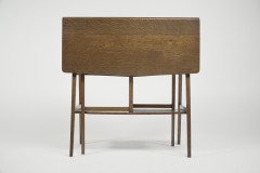 A Good Quality Arts & Crafts Oak Drop Leaf Side Table by Liberty and Co. - Thumbnail 2