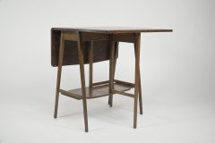 A Good Quality Arts & Crafts Oak Drop Leaf Side Table by Liberty and Co. - Thumbnail 6