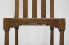 George Walton Attributed, Pair of Arts & Crafts Chairs with Bold Chequer Inlays - Thumbnail 12