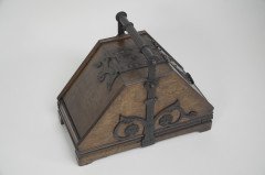 Dr C Dresser, Designed for Benham and Froud, a Rare Gothic Revival Oak Coal Box - Thumbnail 5