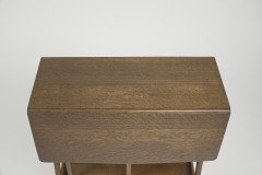 A Good Quality Arts & Crafts Oak Drop Leaf Side Table by Liberty and Co. - Thumbnail 12