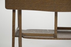 A Good Quality Arts & Crafts Oak Drop Leaf Side Table by Liberty and Co. - Thumbnail 13