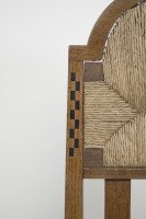 George Walton Attributed, Pair of Arts & Crafts Chairs with Bold Chequer Inlays - Thumbnail 19