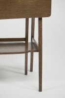 A Good Quality Arts & Crafts Oak Drop Leaf Side Table by Liberty and Co. - Thumbnail 15