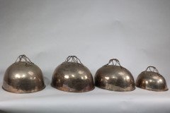 C. R. Ashbee Guild of Handicrafts Set of Four Silver Plated Meat Covers & One Other - Thumbnail 2