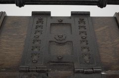 Benham & Froud, Designed by Dr C. Dresser – Gothic Revival Oak Coal Scuttle - Thumbnail 12