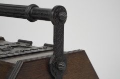 Benham & Froud, Designed by Dr C. Dresser – Gothic Revival Oak Coal Scuttle - Thumbnail 13